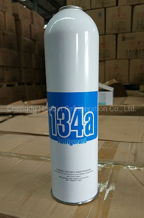 R134A Net. Wt. 1kg Two Slices Can Refrigerant Gas for Car A/C
