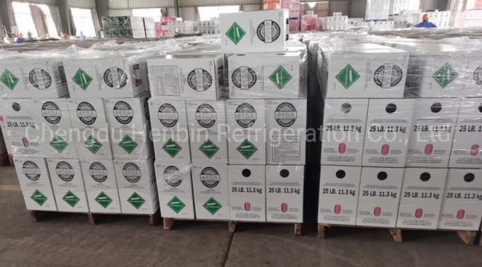 R134A Net. Wt. 1kg Two Slices Can Refrigerant Gas for Car A/C